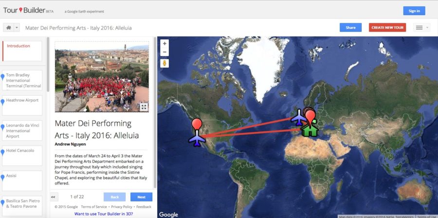 Italy 2016: Alleluia Google Tour