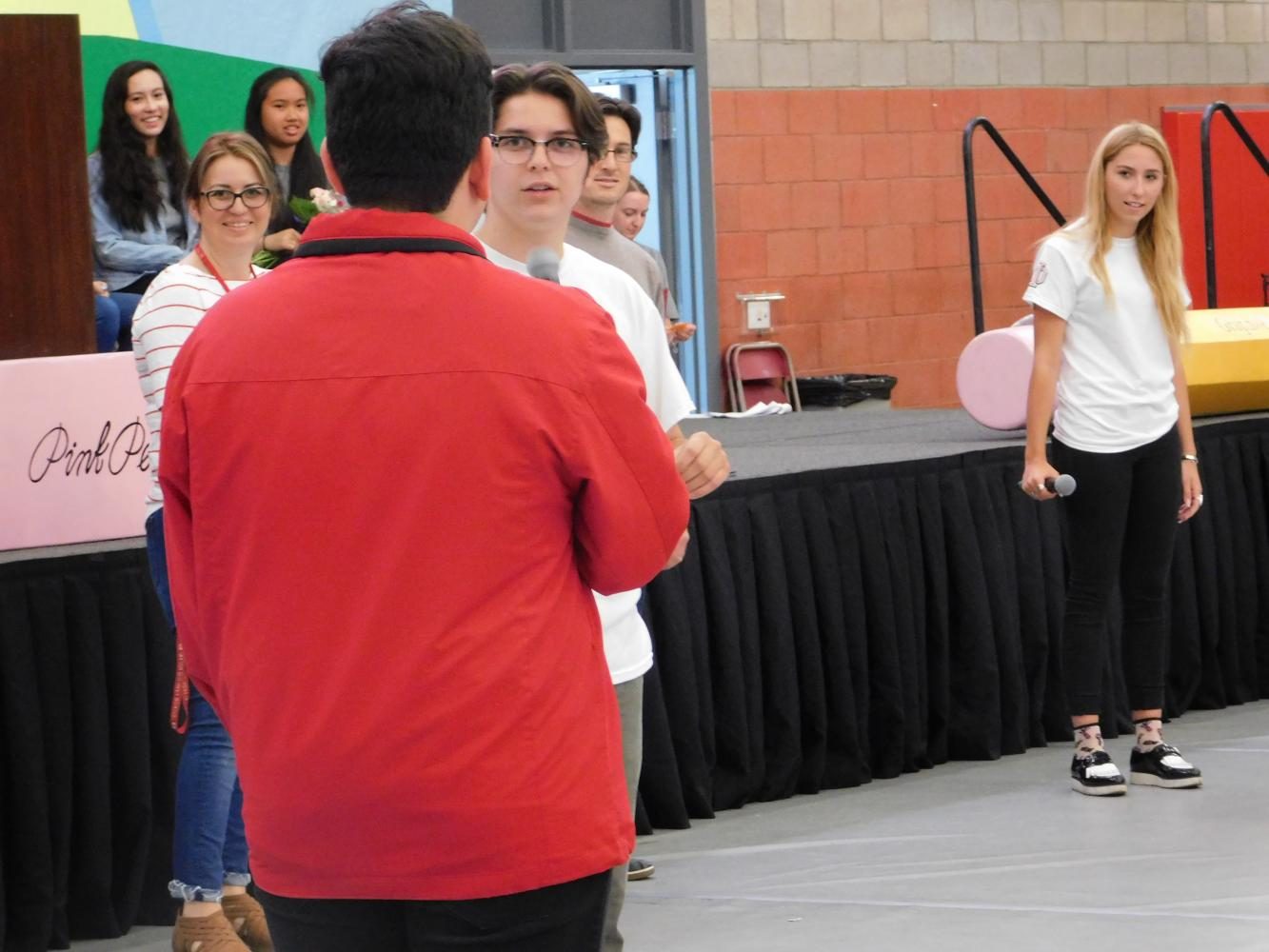 Vicente Saintignon and Hunter Montano act in a scene together. 