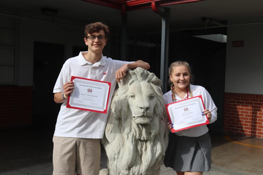 September Monarchs of the Month: Lily Schuda and Nick Van Dalsem