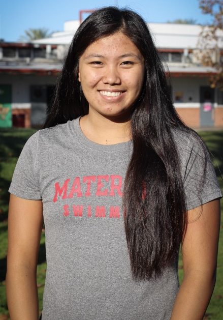 SU SWIMS: Stephanie Su looks forward to continuing her swimming career for the womens team at UCLA. As she transitions from leaving MD, Su encourages her teammates and all students to keep working and give it your all during practices.