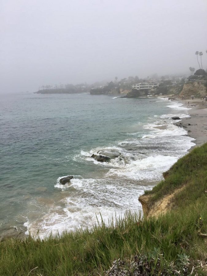 The view from Inspiration Point in Newport Beach features beautiful coastal views that are popular with Mater Dei students as a pre-prom photo backdrop.