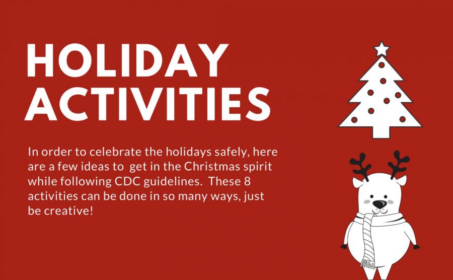 HOLIDAY FUN: Some holiday traditions and activities are not able to take place this year due to the severity of COVID-19. However, students and those who are involved in the Mater Dei community can still have a fun holiday season with these activities.