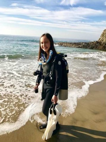READY SET GO: Chloe-Mei Espinosa sees the effects of plastic in our oceans firsthand through her many scuba diving adventures. The harmful impact that single-use plastics have on the environment are what caused Espinosa to launch her campaign, Skip the Plastic Straw. 

