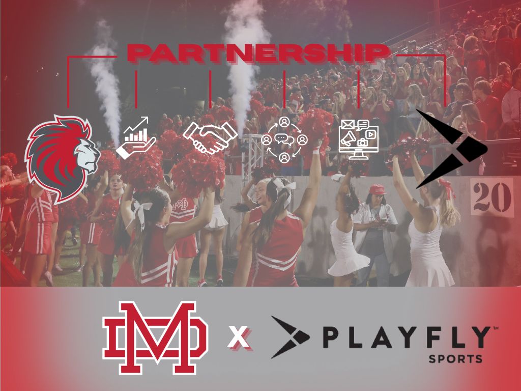 SETTING THE STANDARD: Mater Dei High School and Playfly Sports announced its historic media partnership in the spring of 2025. As Mater Dei Athletics continues to achieve new heights, Playfly will introduce new partnerships and sponsors for these programs. With the added revenue and resources, Mater Dei can improve the high school experience for all students, while engaging the community in a showcase of Monarch pride. “[This partnership is designed] to increase the experience that our athletes and our non-student athletes have with the [athletic] programs,” Melvin said. “School spirit, engagement, and pride are all things we [keep in mind].” Photo taken by Kenzington Ragge. 
